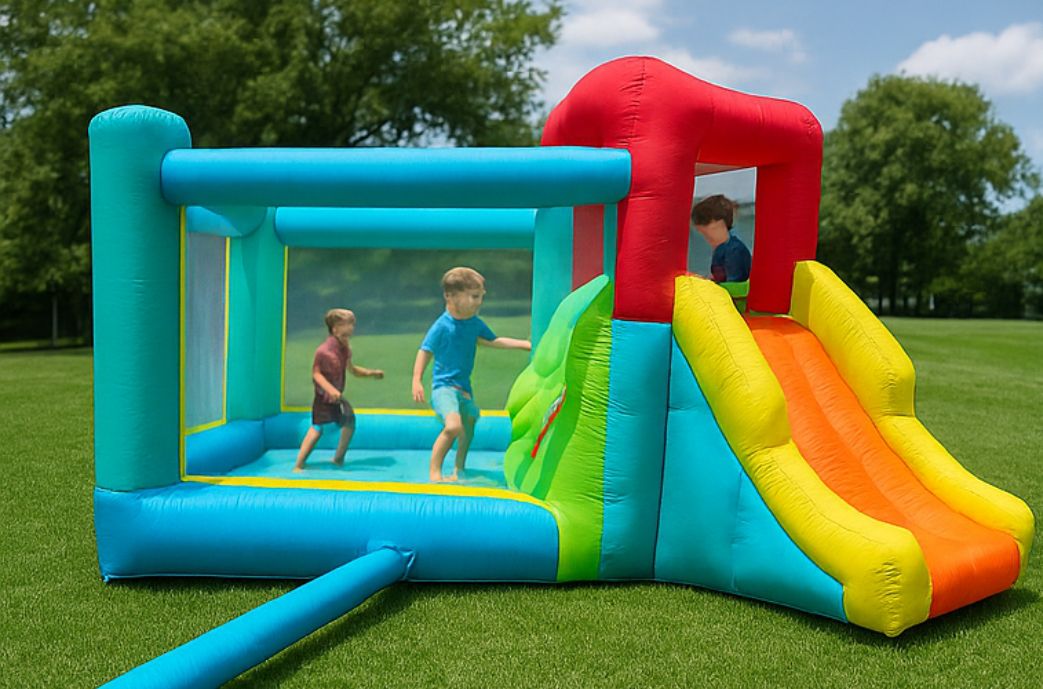 Jump Slide 'n Climb Kids Inflatable Mega Bouncer